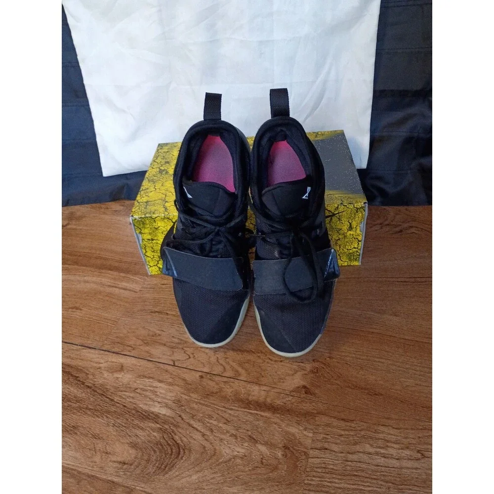 Nike PG 2.5 Paul George Black Platinum Mens 12 BQ8452-004 Box Swoosh Loose